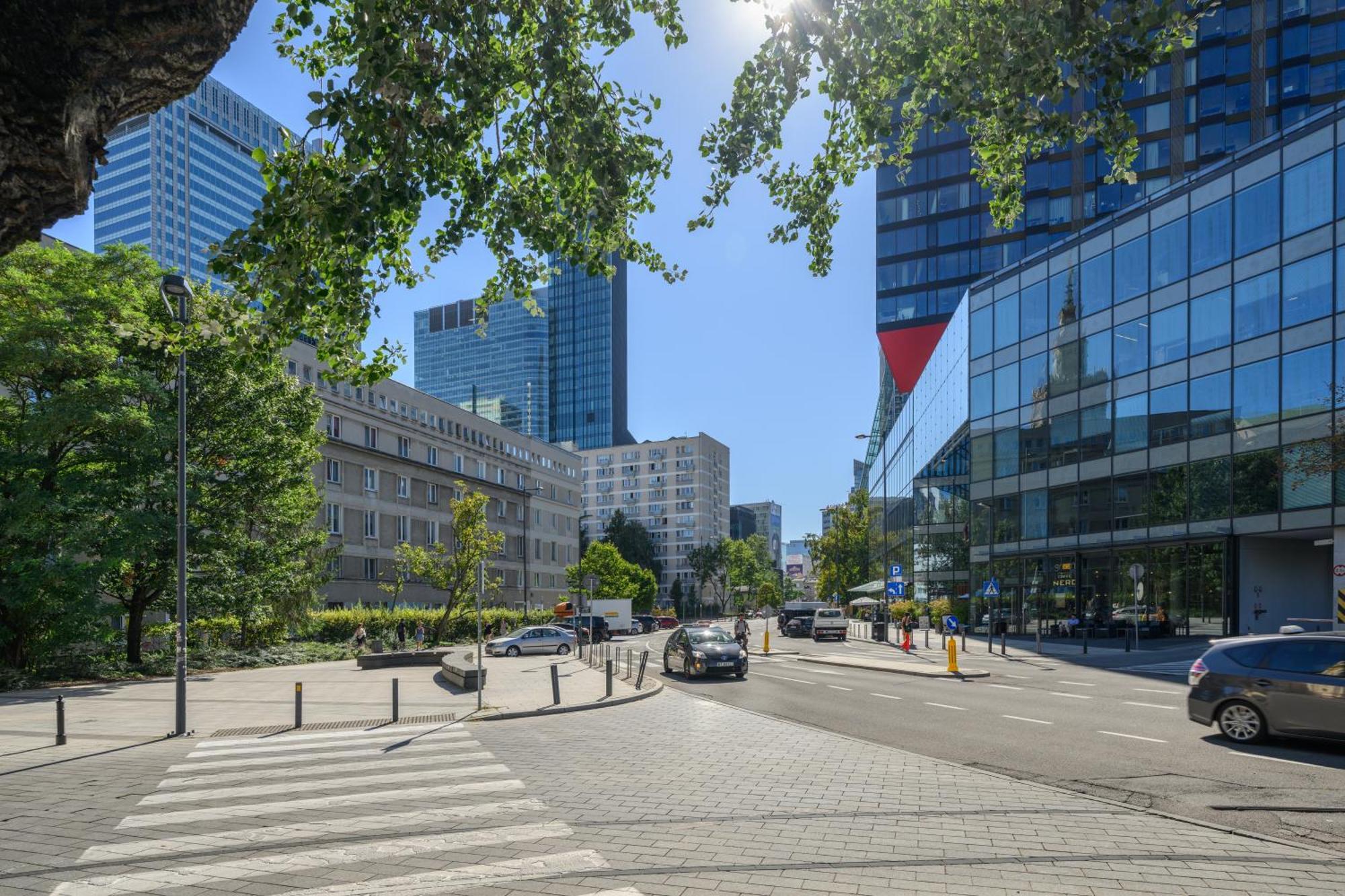 Ferienwohnung Apartament Centrum Twarda Warschau Exterior foto